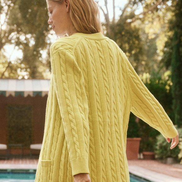 NWT The Great - Cable Grandpa Cardigan - Picture 2 of 4
